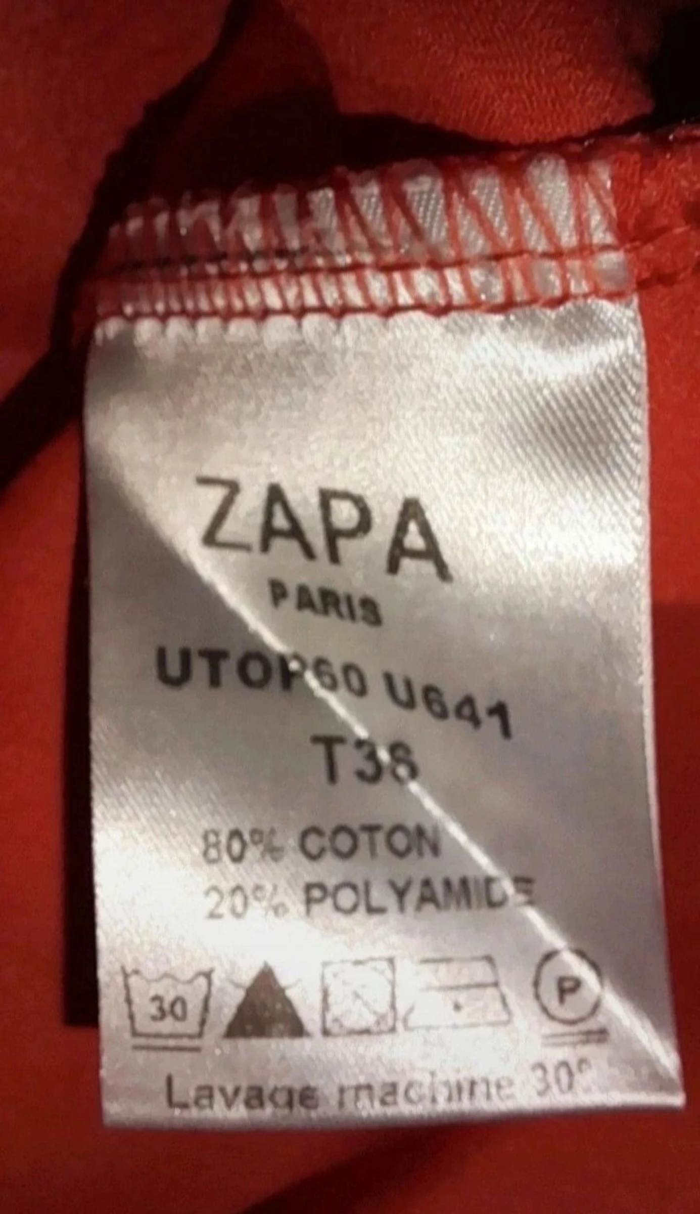 Zapa lace t-shirt size 36 – photo 6